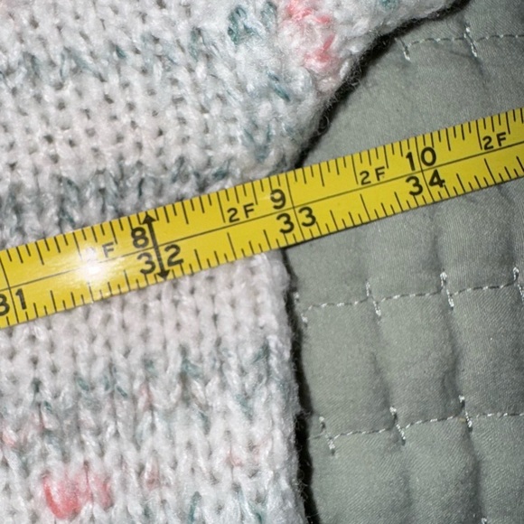 Torrid Crew Neck Drop Shoulder Pullover Sweater Multi In Cloud Dancer Size 5 - Picture 7 of 11